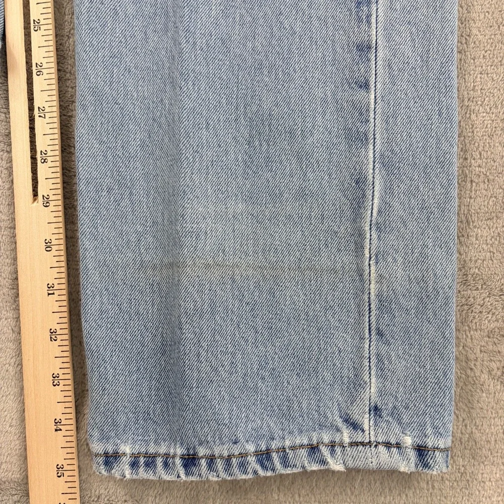 Vintage‎ Levis 501 Jeans Men 34x35 (Tag 36x36) Blue Denim Button Fly Made UK 80s